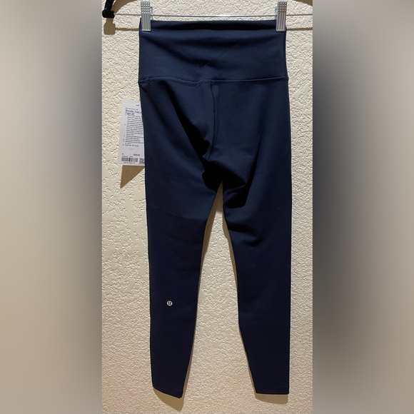 NWT Lululemon Wunder Train High Rise 28” Tights Leggings True Navy Size 4 - Picture 7 of 8